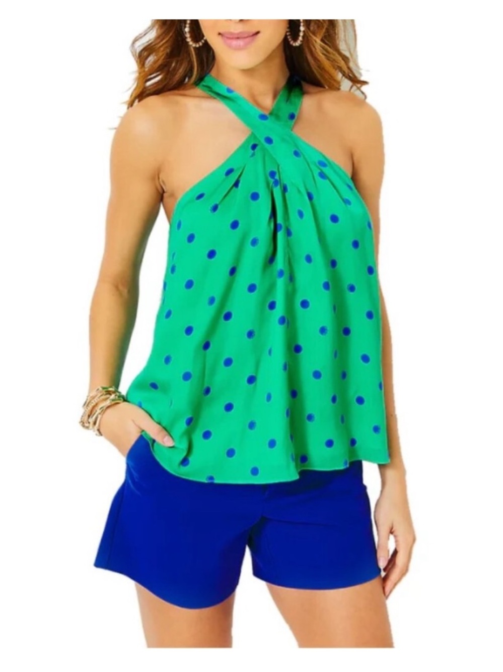 Lilly polka dot top